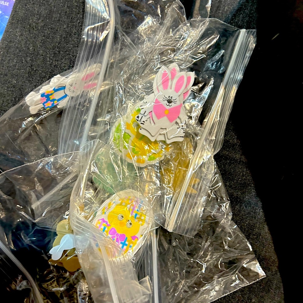 Mixed Easter scrapbook arts crafts journaling or decorating small objects 20+pcs
